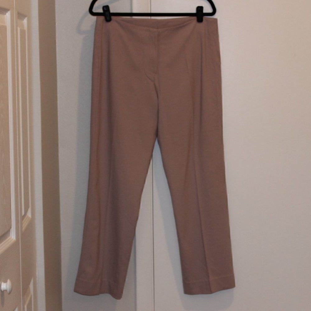 ST.‎ JOHN Blush Straight Leg Pants Women Size 12